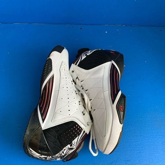 Nike Air Jordan CP3.II Men's Size 4.5Y White Varsity Red Black 342944-164 Chris - Picture 4 of 8